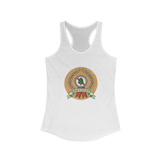 "Hoptimist" Womens Racerback Tank