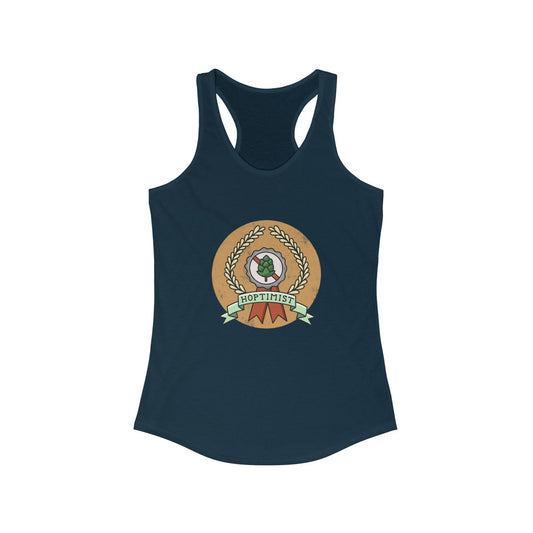"Hoptimist" Womens Racerback Tank